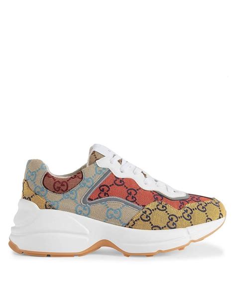 sneaker gucci multicolore|women's gucci sneakers on sale.